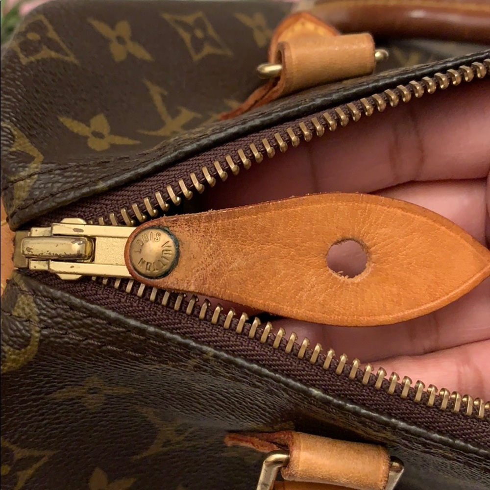 Louis Vuitton Monogram Mini Satchel in Brown and Tan Leather - Picture 16 of 16